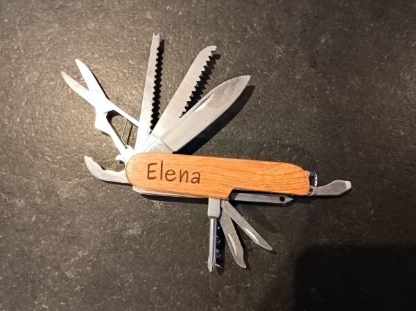 Personalisiertes Sackmesser aus Rosenholz - Image 2