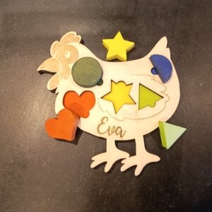 individuelles Holz Puzzle Tierform