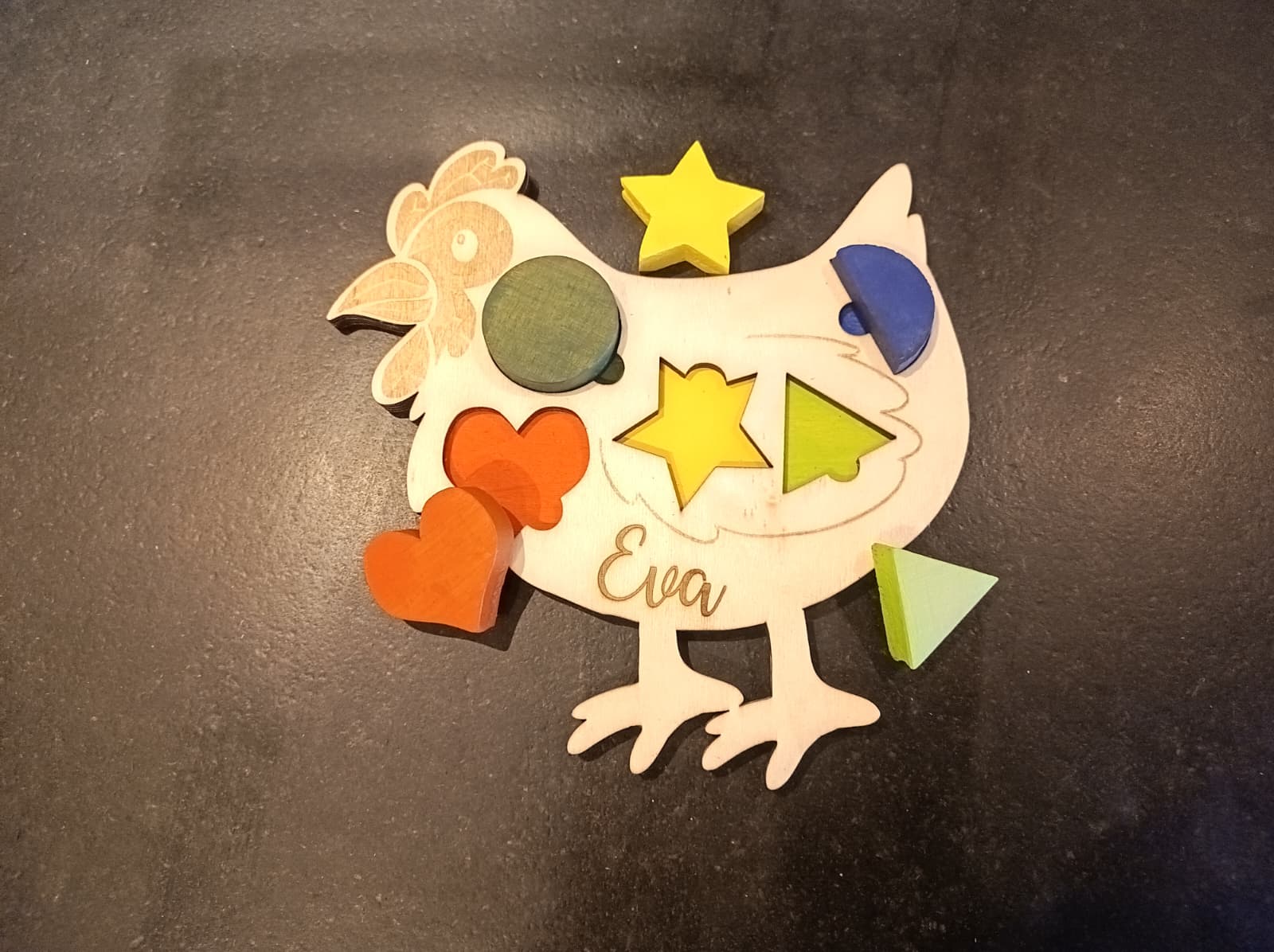 individuelles Holz Puzzle Tierform