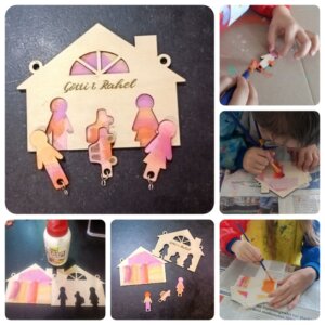 Schlüsselhaus Bastelset